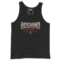 Boshino Boxing Bulldog print tank vest in black